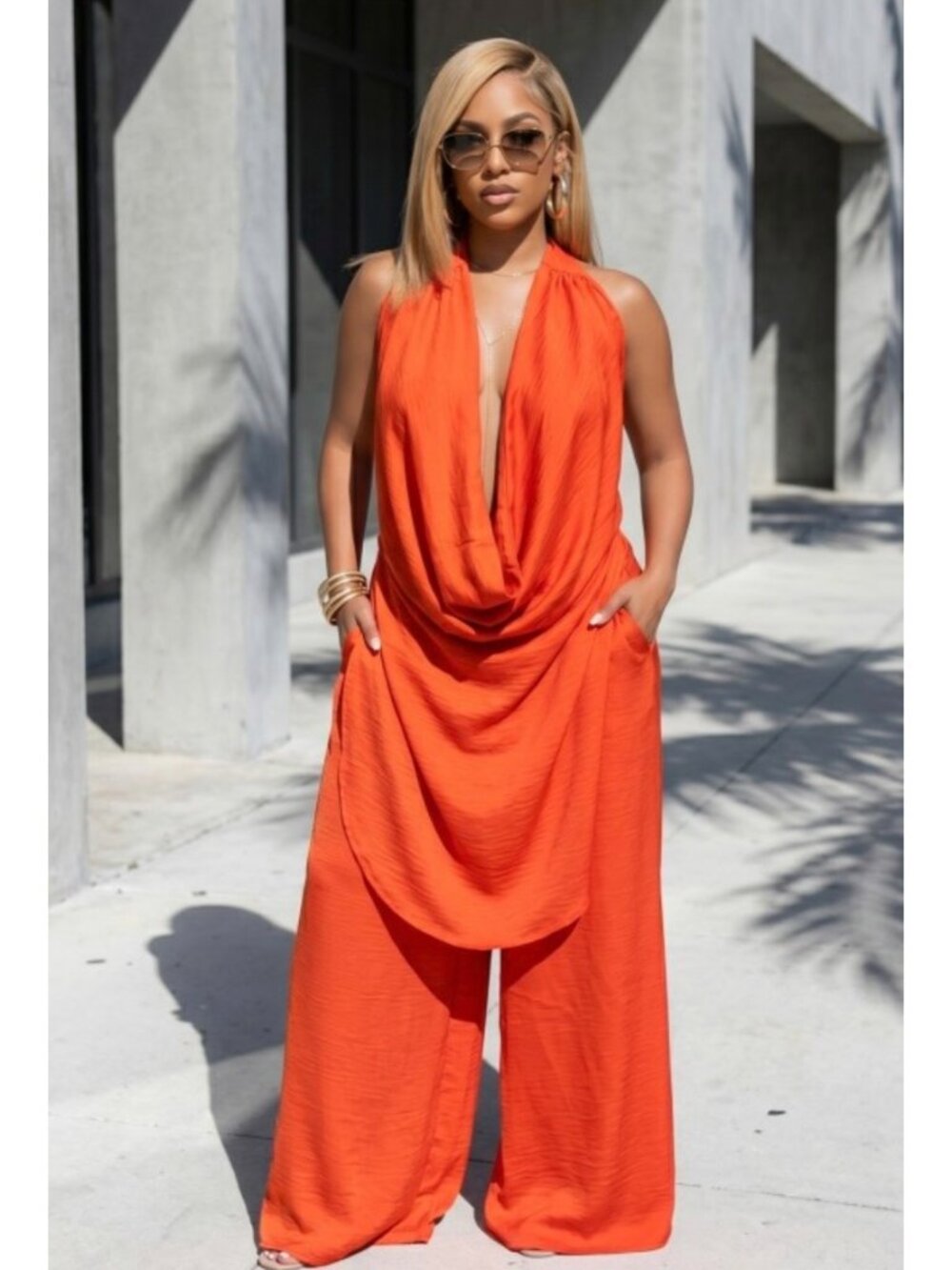 Sunset Luxe Backless Set